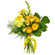 Желтый букет из роз и хризантем. Красноярск